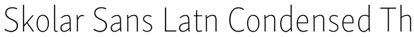 Skolar Sans Latn Condensed Th Font