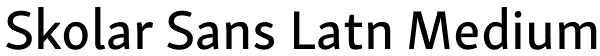 Skolar Sans Latn Medium Font