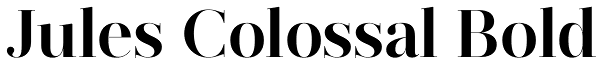 Jules Colossal Bold Font