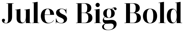 Jules Big Bold Font