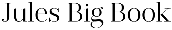 Jules Big Book Font