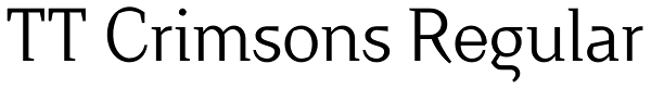 TT Crimsons Regular Font