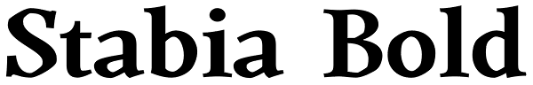 Stabia Bold Font