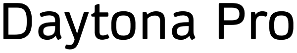 Daytona Pro Font