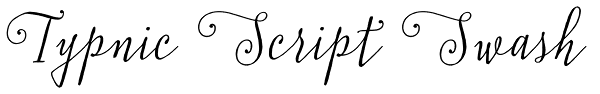 Typnic Script Swash Font