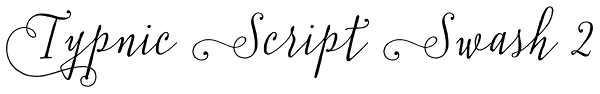 Typnic Script Swash 2 Font