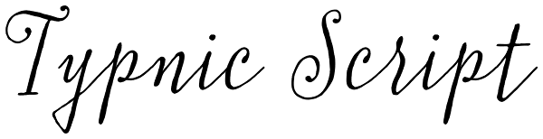 Typnic Script Font