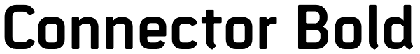 Connector Bold Font