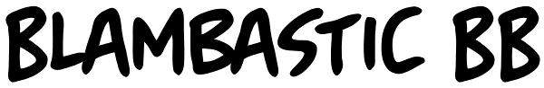 Blambastic BB Font