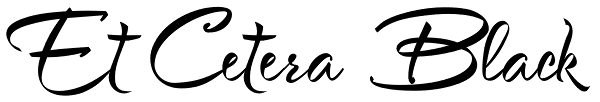 Et Cetera Black Font