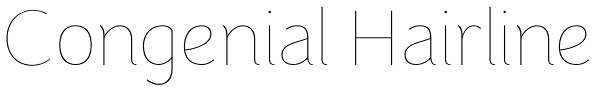 Congenial Hairline Font