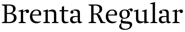 Brenta Regular Font