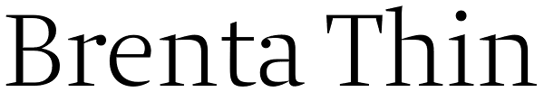 Brenta Thin Font