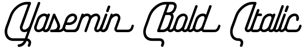 Yasemin Bold Italic Font