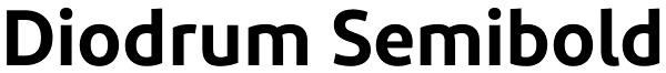 Diodrum Semibold Font