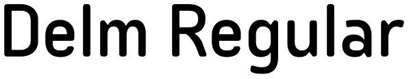 Delm Regular Font