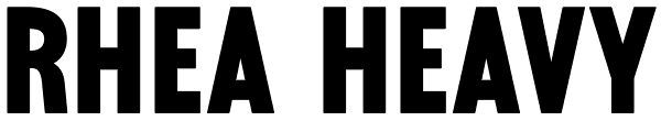 Rhea Heavy Font