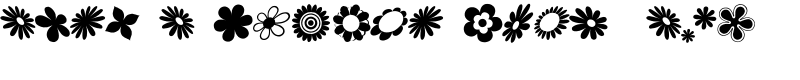 saru's Flower Ding (sRB) Font