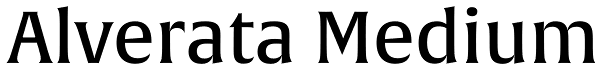 Alverata Medium Font