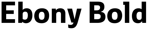 Ebony Bold Font