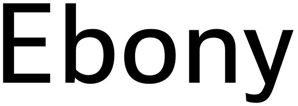 Ebony Font