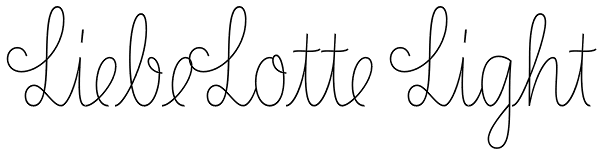 LiebeLotte Light Font