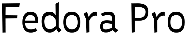 Fedora Pro Font