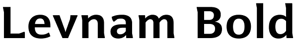 Levnam Bold Font