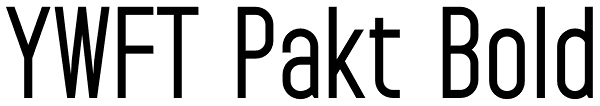 YWFT Pakt Bold Font