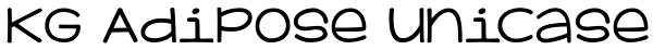 KG Adipose Unicase Font