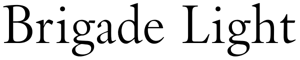 Brigade Light Font