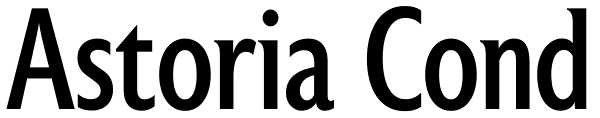 Astoria Cond Font