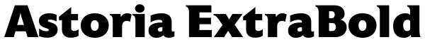 Astoria ExtraBold Font