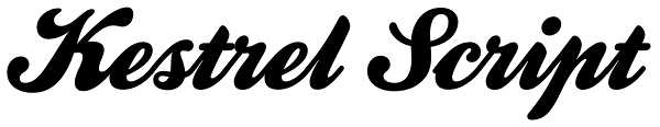 Kestrel Script Font