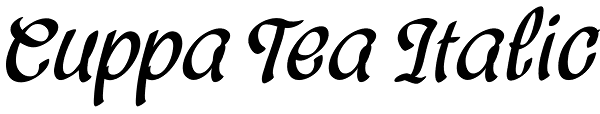 Cuppa Tea Italic Font