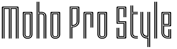 Moho Pro Style Font