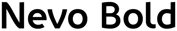 Nevo Bold Font