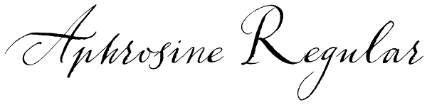 Aphrosine Regular Font