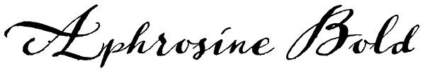 Aphrosine Bold Font