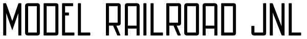 Model Railroad JNL Font