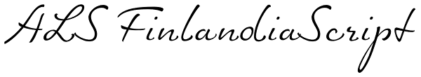 ALS FinlandiaScript Font