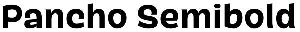 Pancho Semibold Font