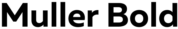 Muller Bold Font