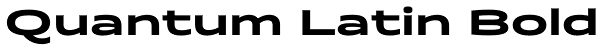 Quantum Latin Bold Font