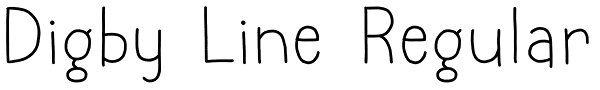 Digby Line Regular Font