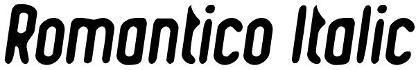 Romantico Italic Font