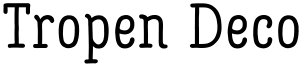 Tropen Deco Font