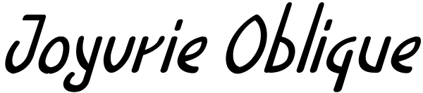 Joyvrie Oblique Font