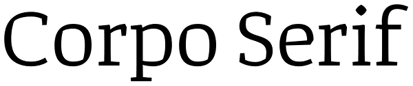 Corpo Serif Font