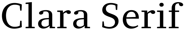 Clara Serif Font